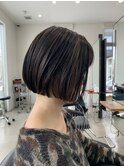フラットボブインナーカラー