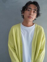 黒髪/ウルフカット/ニュアンスマッシュ/かき上げバング/20代