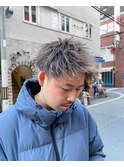 ソフトツイストパーマメッシュジェットモヒカン