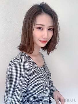 オーブ ヘアー ルーク 室蘭店(AUBE HAIR luke) 20代・30代_大人肩上ボブ