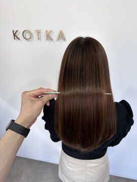 コトカ 千葉(KOTKA) イメチェン/ピンクベージュ/クールショート/髪質改善/オージュア