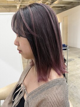 ファンド 千葉(fand) バレイヤージュカラーブリーチハイライト