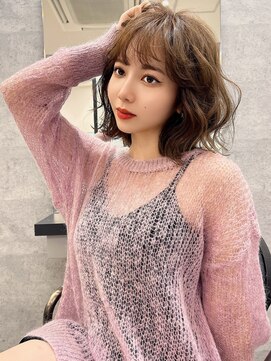 リリー(Lilley) 【lilley 稲永麻衣】ふんわりボブ+天神韓国ヘア