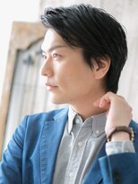 モッズヘア メン 上尾東口店(mod's hair men)&nbsp;アップバング黒髪ビジネスメンズカットX上尾