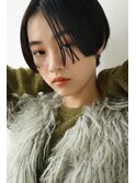 黒髪ハンサムショート