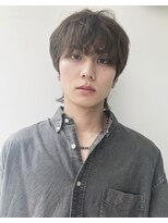 ミドル(MIDDLE)&nbsp;マッシュウルフ/アッシュカラー/府中美容室/夜間