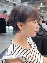 ティダスマイル ふじみ野店(tida smile)&nbsp;大人ガーリー×チョコレートカラーショート30代40代50代