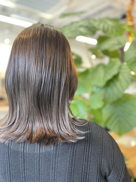 ユートラクト 守口竜田通り店(U-tract) *ブリーチなし*秋色ブラウンベージュ