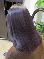 ボブルフ/ネビージュ/小顔/ワンレン/スモーキーアッシュ[渋谷駅]