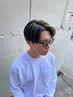 メンズカット＋金メッシュカラー　￥12000