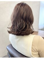 オウル(Owll)&nbsp;＊ウェーブレイヤーBOBピンクブラウン＊