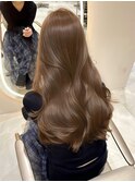 愛されヘアレイヤーカットブラウンブリーチ無し