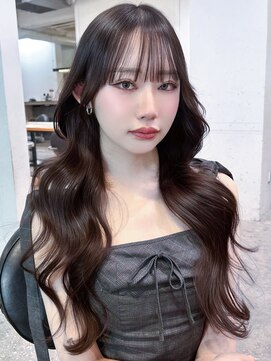 アイティーバイアルバム 藤沢店(IT by ALBUM) 顔周りレイヤーくびれヘア韓国ヘアロング_F0884