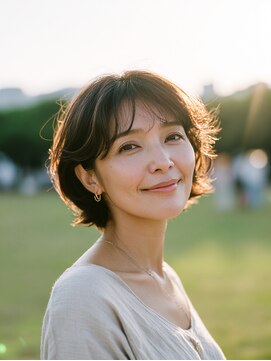 ディン カント たまプラーザ(Din kant) 優しいレイヤーボブ