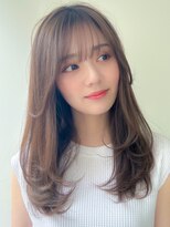 アグノス 青山(Agnos) レイヤーカット暗めカラーフェイスフレーミングデザインカラー