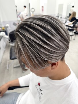 エゴル ナゴヤサカエ(ENGOL NAGOYA SAKAE) 【朝日大夢】メンズバレイヤージュ/ハイトーンカラー