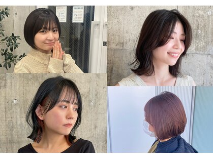 ショートヘア ハーフアンドハーフ(HALF AND HALF)の写真