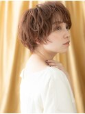 12トーンブリーチなしデジタルパーマひし形ショート20代30代X