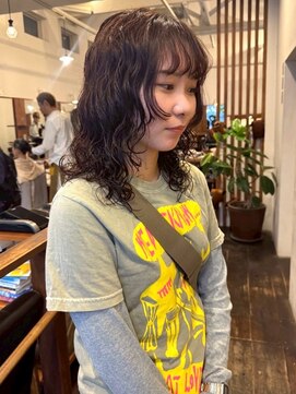 モク 大阪梅田店(MOK) 【レイヤーパーマ】顔周りと前髪デザインもご相談ください