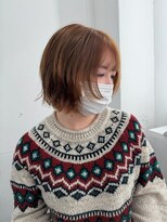 イロウ 山口どうもん店(IROW)&nbsp;レイヤーボブ×ベージュカラー