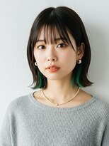 エレナ 那覇 新都心(Helena)&nbsp;結べるくびれボブ/インナーカラー/ボブ/黒髪ボブ