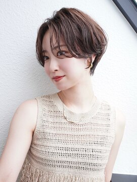ハウスアンドヘアーワークス(House&Hair works) 前髪長め　大人小顔ショート　30代40代50代　藤沢