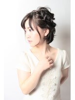 オーバーキャプテンネイキッド(OVER CAPTAIN NAKED)&nbsp;白プロジェクト☆vol.31 [ショート編み込みアレンジ]