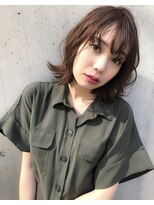 ラノバイヘアー(Lano by HAIR) 【Lano by HAIR】関亜梨佐 黒髪暗髪アッシュ小顔ミディアム