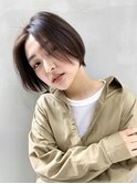 【mee.】　ハセガワヒトシ　ナチュラルグレージュ　ボブスタイル