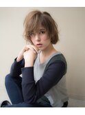 【THiRD】アッシュブラウンショート
