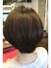 【髪に潤いや立ち上がりが欲しい方におすすめ】　カット＋つや髪カラー￥11000