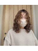 くしゅっとパーマスタイル♪