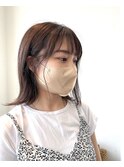 毛量多いさんの外ハネカジュアルミディアム