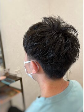 オルオル(OluOlu) メンズショートヘア×パーマヘアスタイル♪(八戸,田向〕