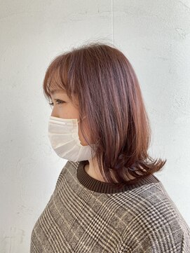 ジュエ ヘアー デザイン(Jue hair design) ブリーチなし！ラベンダーピンクカラー
