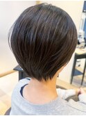 透明感♪髪質改善カラーアッシュグレージュショートボブ小顔艶感