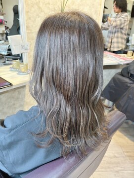 ヘアーエポック(hair epoque) 大人美人くびれヘア透け感ベージュヘルシースタイル