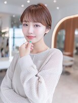 ケアリー 浦和美園(Carelly)&nbsp;大人かわいい前髪セシルカットココアブラウンフリンジウェーブ