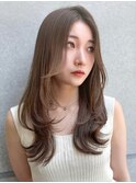 ワンカール/レイヤーロング/顔周りカット/くびれレイヤー/ミディ