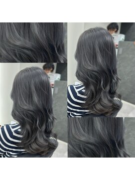 アルドーレ(Ardore) アッシュブラック/レイヤーロング/ブリーチなし【小山田繭】