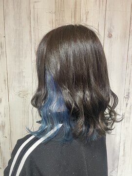 ジェイエルビー(JLB) 【JLB.MOE】インナーカラー×ライトブルー