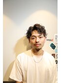 新宿/サーフカール/スパイラルパーマ/新宿理容室/新宿駅