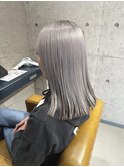 お手軽デザイン♪アンブレラカラー×ペールシルバー