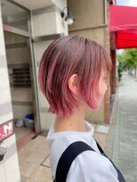 ロム(ROM) コーラルピンクショートボブ
