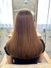 ◆梅雨対策◆生たんぱく質縮毛矯正＋骨格補正カット＋ララTr　通常￥28050 →