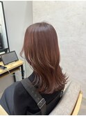 ブリーチ無しピンク◎