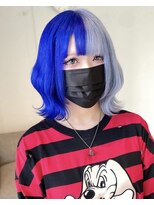 ターン ヘアー(TAAN HAIR)&nbsp;ブルー×シルバー