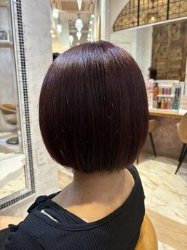 ロンドローズ 名古屋(Lond damaskRose) 顔周り ダブルカラー 名駅 ブリーチ 髪質改善 ボブ 韓国568