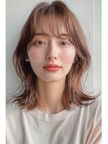 ラナ 新宿(lana)&nbsp;くびれヘア/ミディアム/顔まわり/【lana hair 新宿】