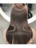 ちゅるっと透け感ショコラグレージュ！